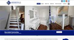 Desktop Screenshot of mooredalecontracting.com